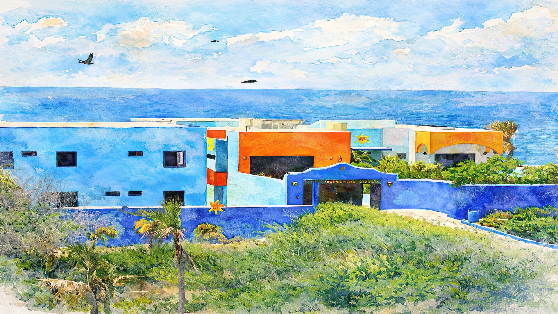 Villa Star of the Sea Water Color